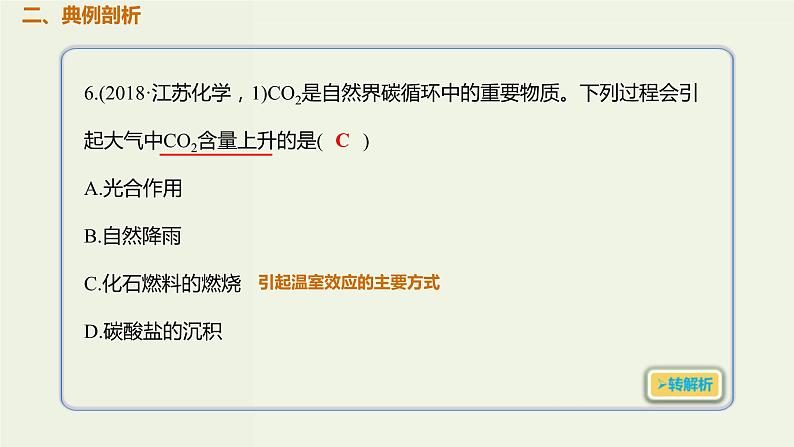 2020版高考化学一轮复习考点备考课件4.1.1碳硅单质及其氧化物 (含解析)03