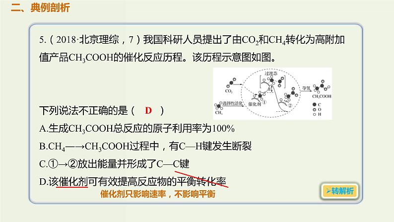 2020版高考化学一轮复习考点备考课件6.1.1焓变与反应热 (含解析)03