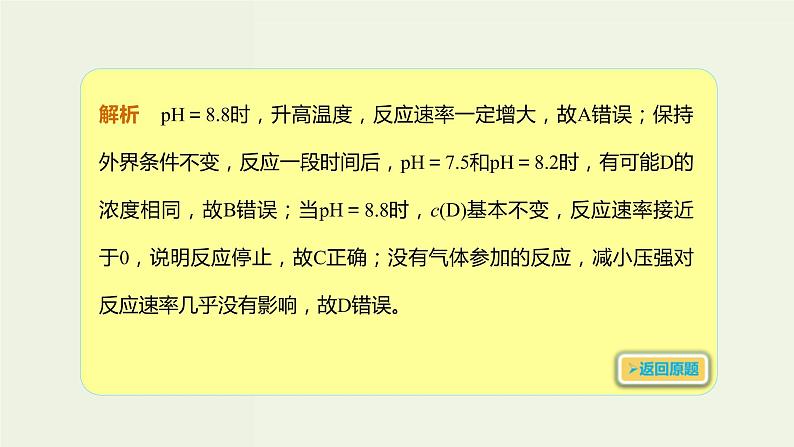 2020版高考化学一轮复习考点备考课件7.1.2影响化学反应速率的因素 (含解析)04