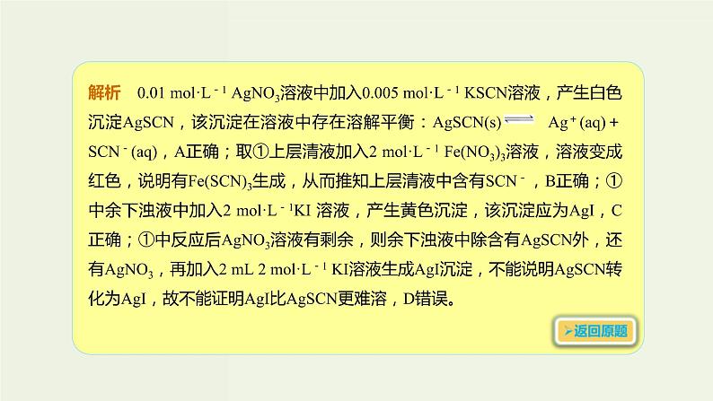 2020版高考化学一轮复习考点备考课件8.4.1沉淀的溶解平衡及应用 (含解析)04