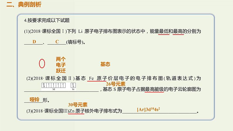 2020版高考化学一轮复习考点备考课件11.1.1原子核外电子排布原理 (含解析)03