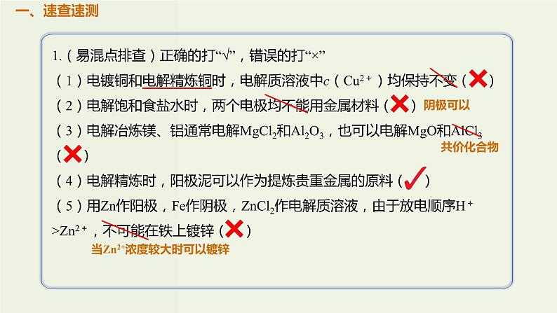 2020版高考化学一轮复习考点备考课件6.3.2电解原理的应用 (含解析)第2页