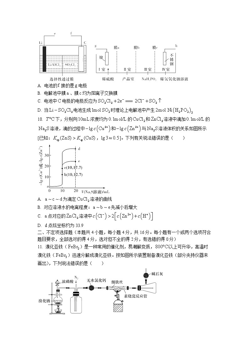 湖南省长沙市第一中学2022-2023学年高三上学期月考卷（三）化学试题第3页