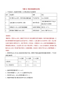 (通用版)高考化学一轮复习一遍过专题08钠及其重要化合物(含解析)