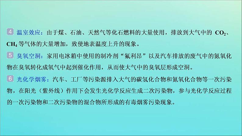 新高考化学三轮复习课件考前回顾一明确关于化学与STSE的二十个名词第3页