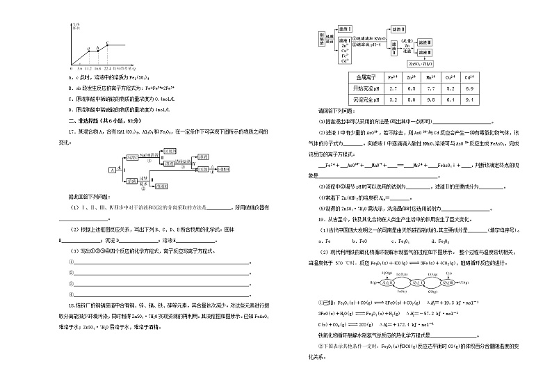 (通用版)高考化学一轮复习单元训练卷第五单元铝铁及其化合物B卷(含解析)03