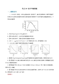 高考化学二轮复习考点剖析考点39 化学平衡图像（2份打包，解析版+原卷版，可预览）