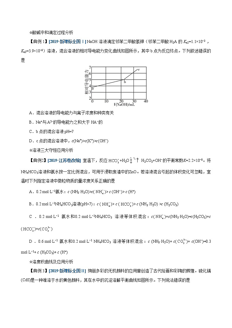 高考化学二轮复习高频考点提分精准突破专题10 滴定（曲线）分析（2份打包，解析版+原卷版，可预览）03