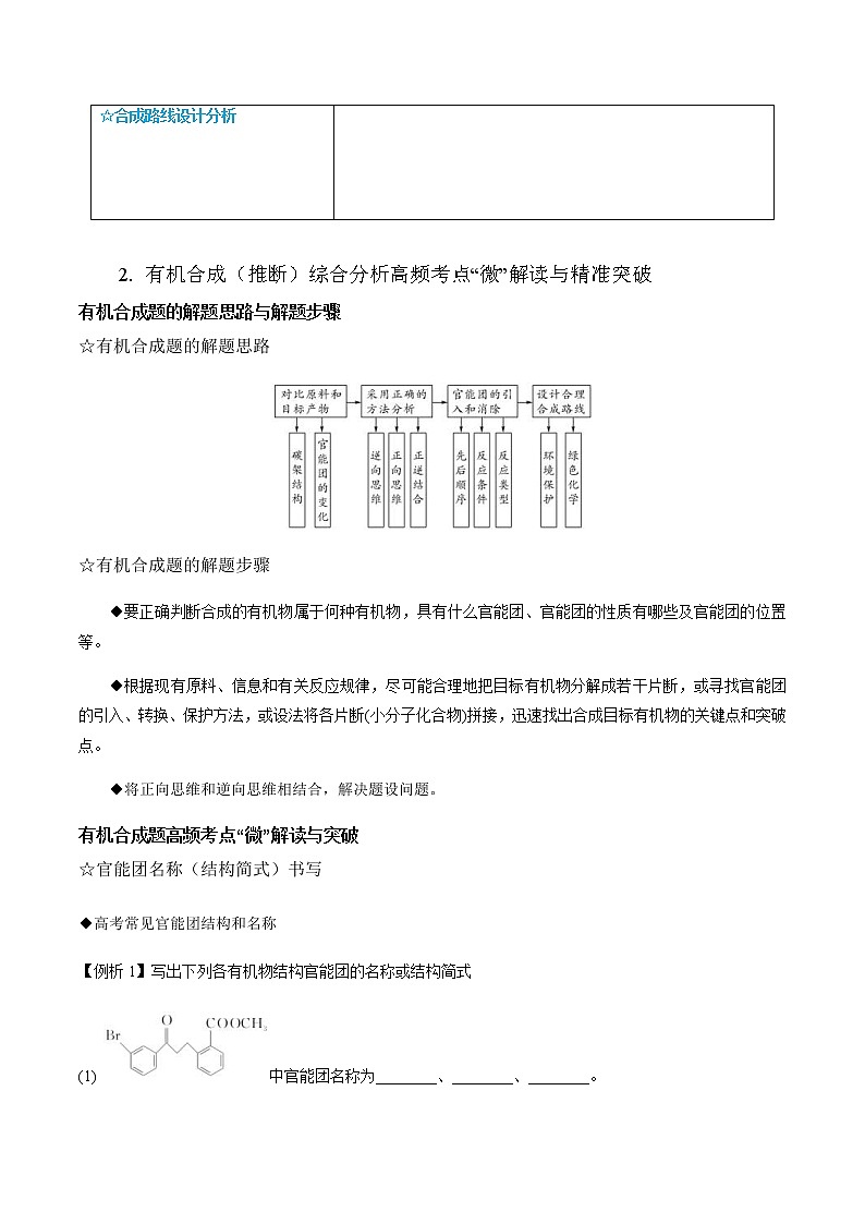 高考化学二轮复习高频考点提分精准突破专题12 有机合成（推断）综合分析（2份打包，解析版+原卷版，可预览）02