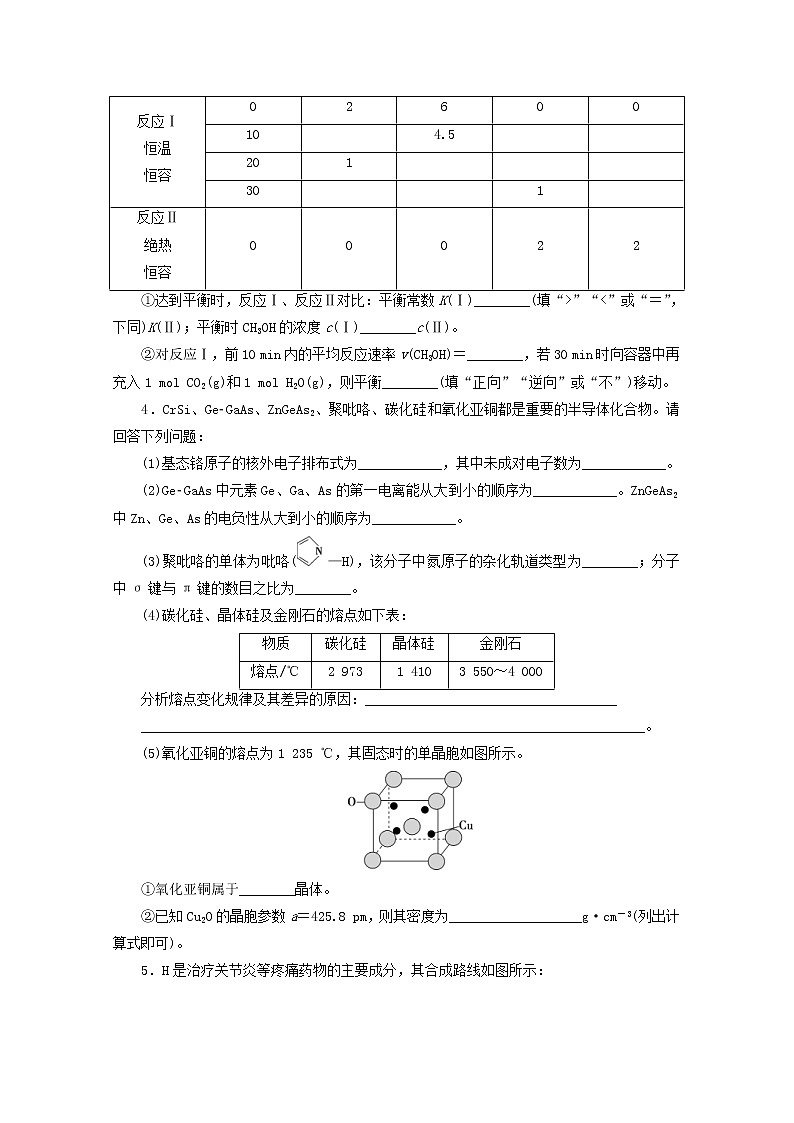 新高考化学三轮复习非选择题专项练三(含解析)第3页
