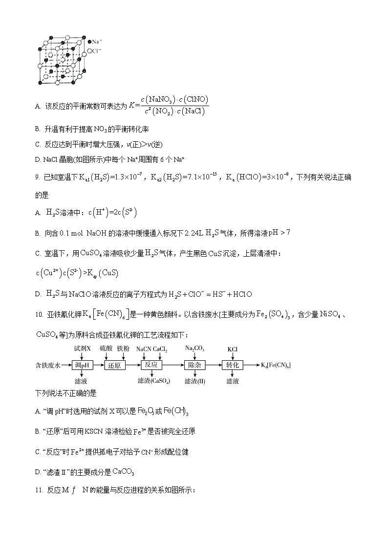 2023江苏省高三上学期大联考试题化学含答案第3页