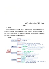 高考化学二轮复习突破题专题01化学与文化、生活、环境等（知识过关）（2份打包，解析版+原卷版，可预览）