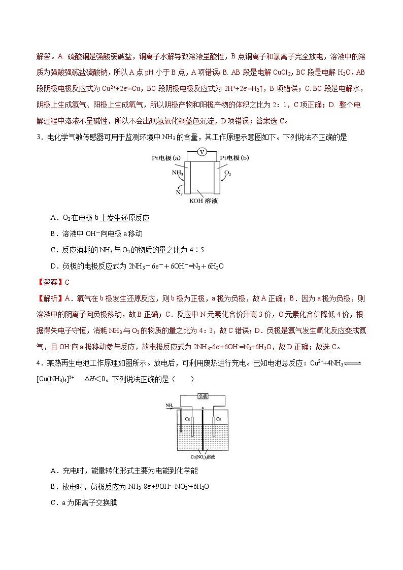 高考化学二轮复习突破题专题06电化学基础（强化训练）（2份打包，解析版+原卷版，可预览）02