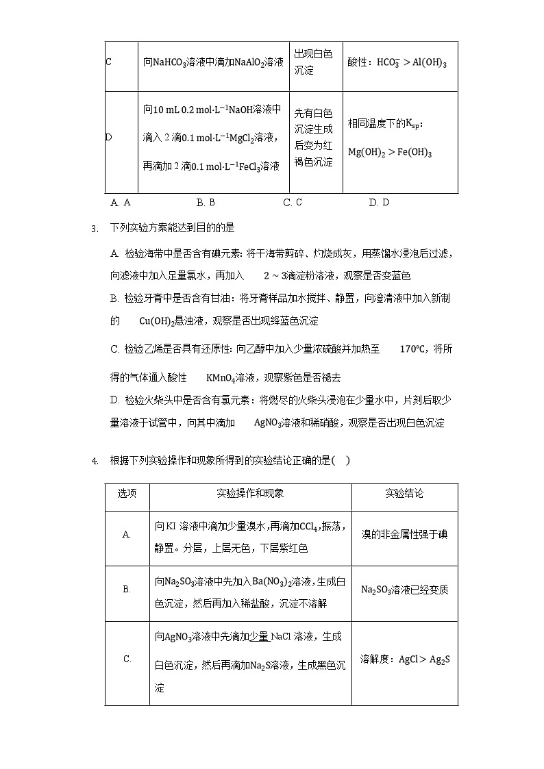 高考化学三轮冲刺考题必刷-“设计与评价式”实验探究题 (含解析)02