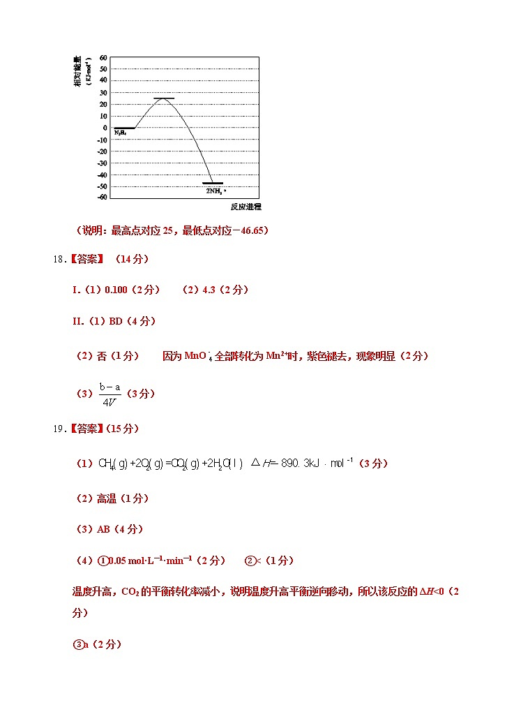 【期末备考必练】人教版(2019)化学选择性必修1-高二上学期期末模拟卷01（含考试版+解析版+参考答案）02