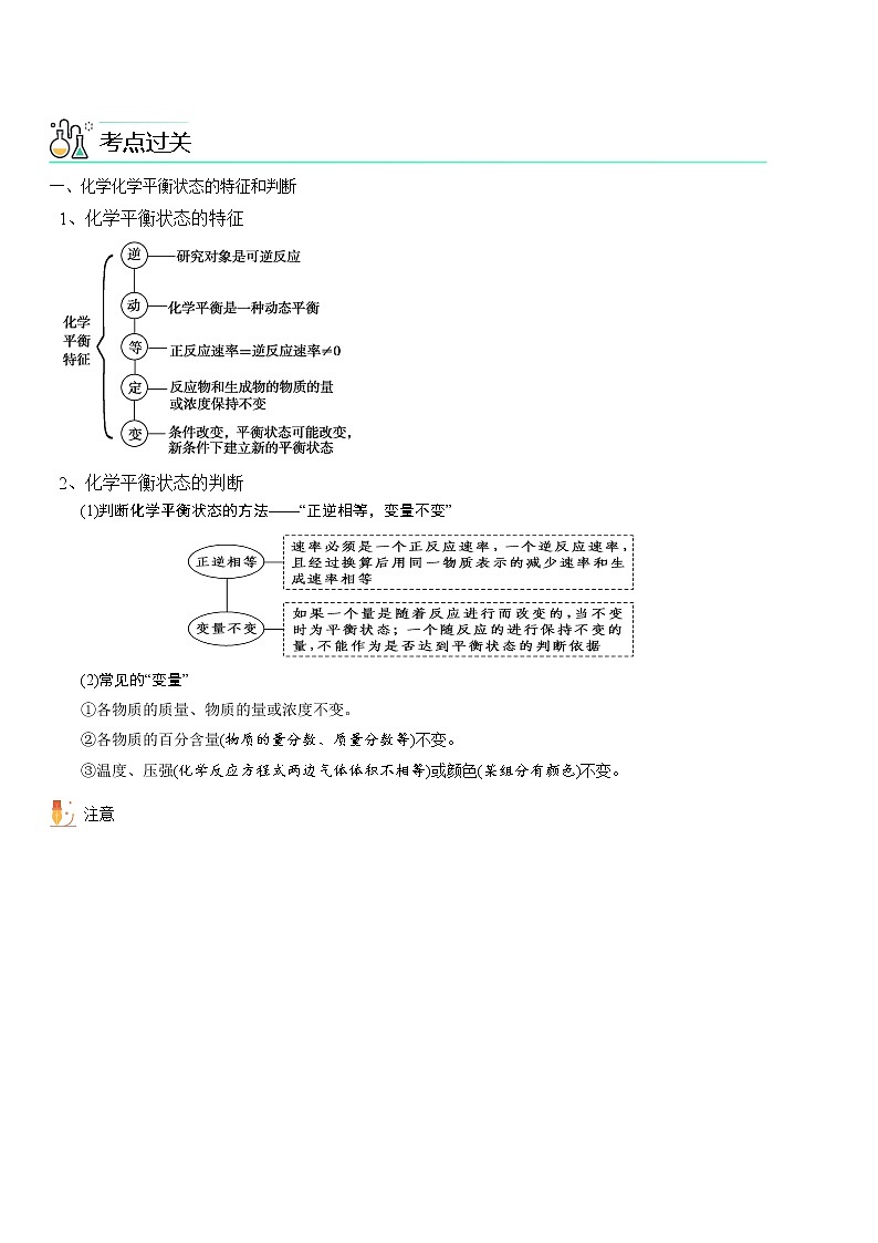 【期末总复习】人教版(2019)化学选择性必修1-高二上学期——第2章  化学反应速率与化学平衡（2）（知识点大串讲）02