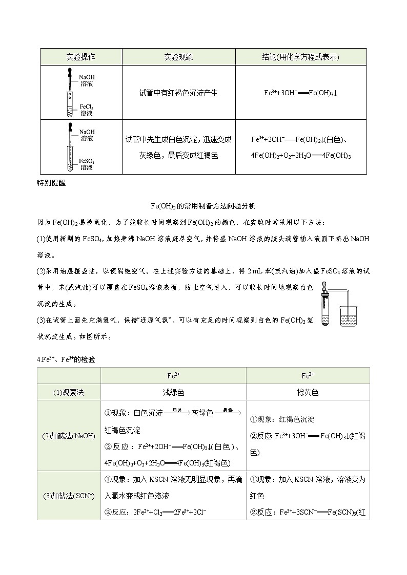 【期末综合复习】人教版(2019)化学必修第一册 高一上学期期末-专题07 铁、铝及其化合物（知识串讲）第3页
