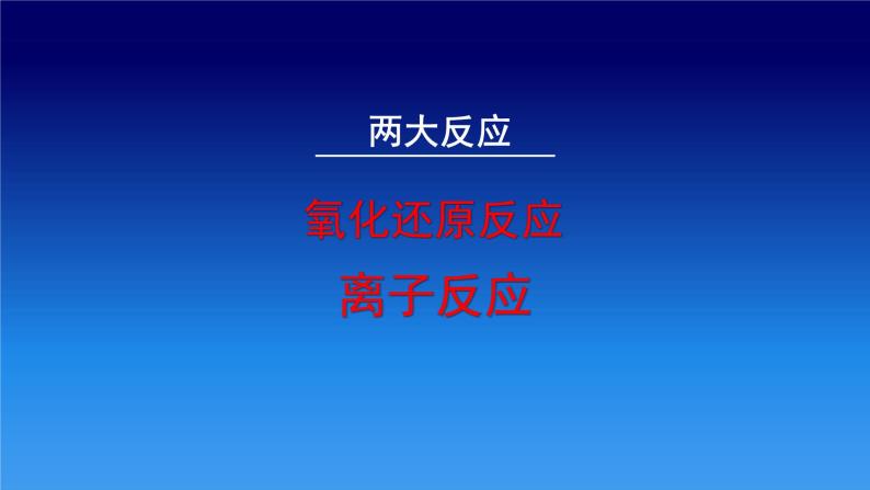 【期末复习课件】人教版(2019)高一化学必修1期末备考-两大反应——氧化还原反应与离子反应课件02