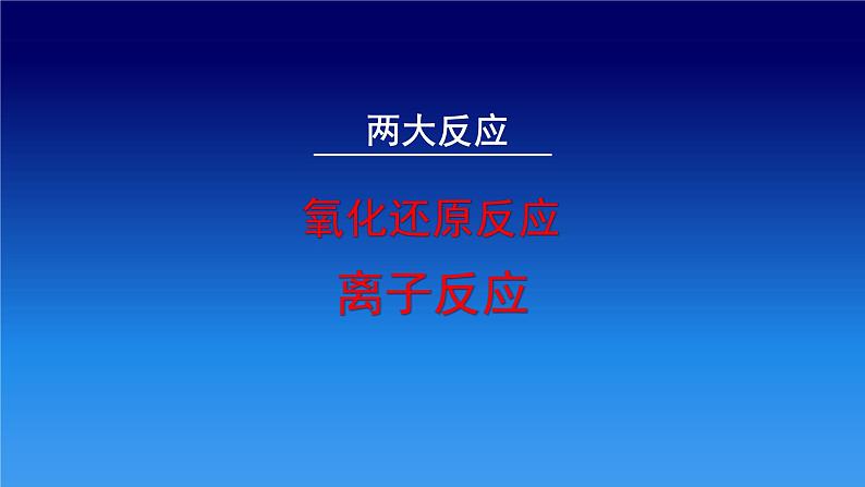 【期末复习课件】人教版(2019)高一化学必修1期末备考-两大反应——氧化还原反应与离子反应课件第2页