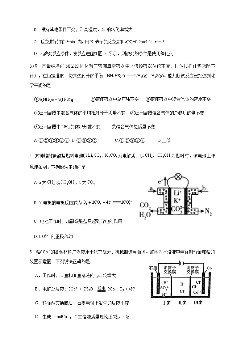 2022-2023学年山东师范大学附属中学高二上学期期中学业水平测试化学试题含答案02