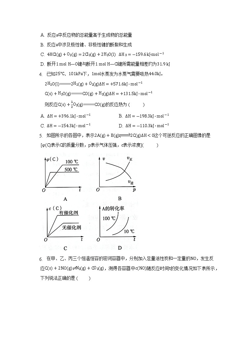 安徽省合肥市肥东县综合高中2022-2023学年高二上学期12月月考化学试题（Word版含答案）02