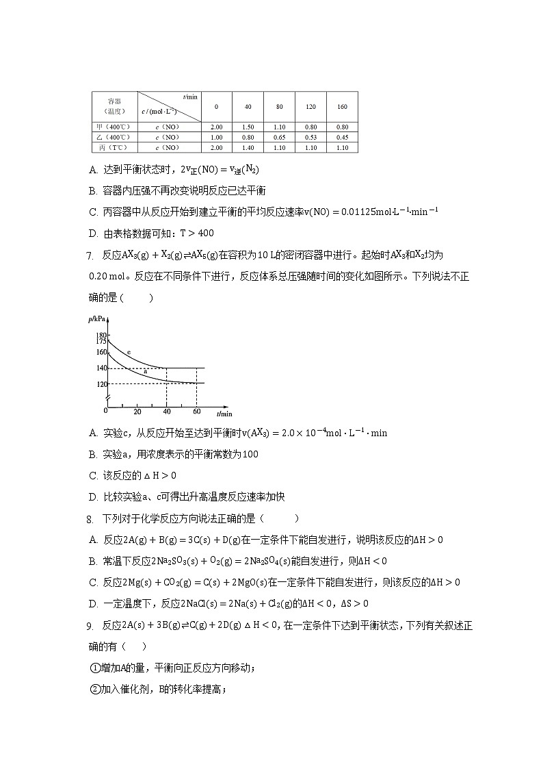 安徽省合肥市肥东县综合高中2022-2023学年高二上学期12月月考化学试题（Word版含答案）03