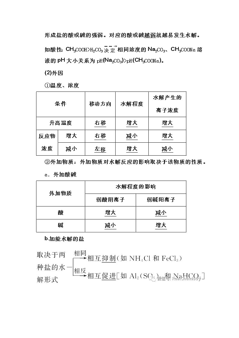 高中化学盐类水解和沉淀溶解平衡知识点归纳总结03