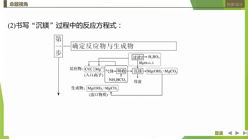 2023届高三化学二轮复习非选择题突破题型(一)　无机化工流程题课件第7页