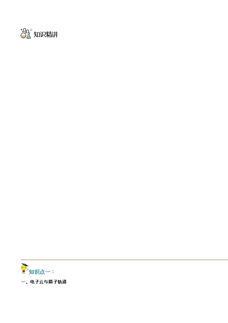 第02讲　电子云与原子轨道　泡利原理、洪特规则、能量最低原理 （教师版）-2022-2023学年高二化学同步精品讲义（人教2019选择性必修2 ）第3页