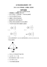 辽宁省辽阳市辽阳县第二中学2022-2023学年高三上学期1月月考 化学试卷含答案