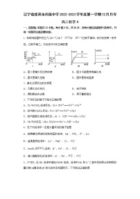 2023大连庄河高级中学高二上学期12月月考化学试题（A卷）含答案