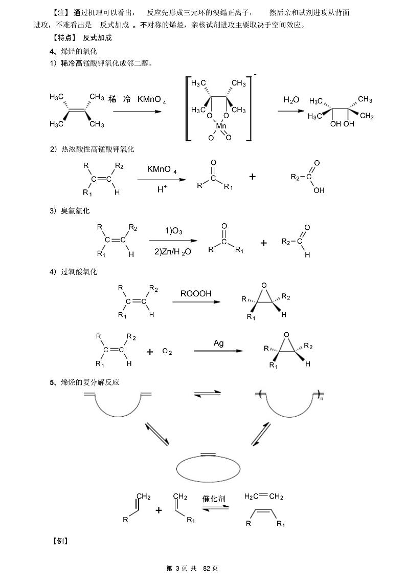 2023届高三化学高考备考一轮复习有机化学反应深度扩展总结课件第3页
