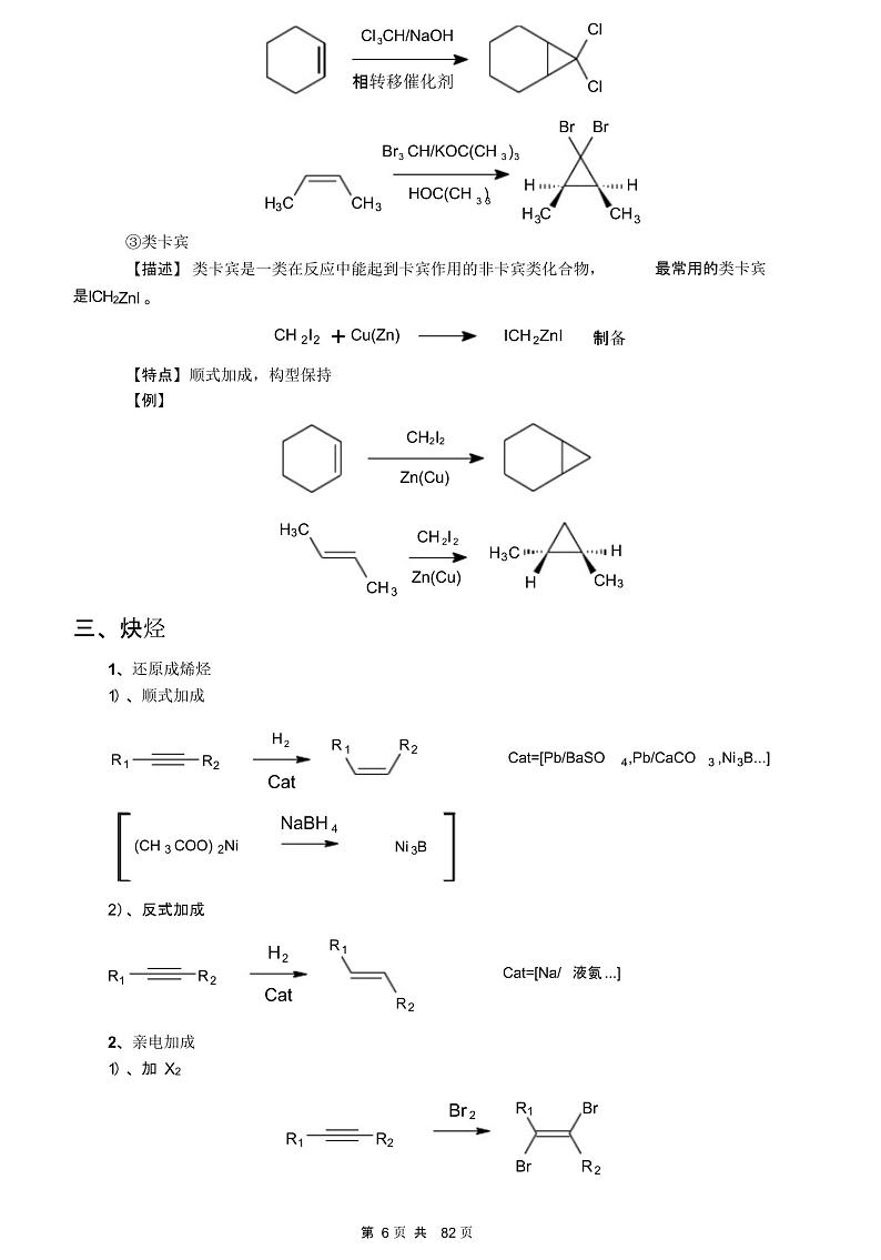 2023届高三化学高考备考一轮复习有机化学反应深度扩展总结课件第6页