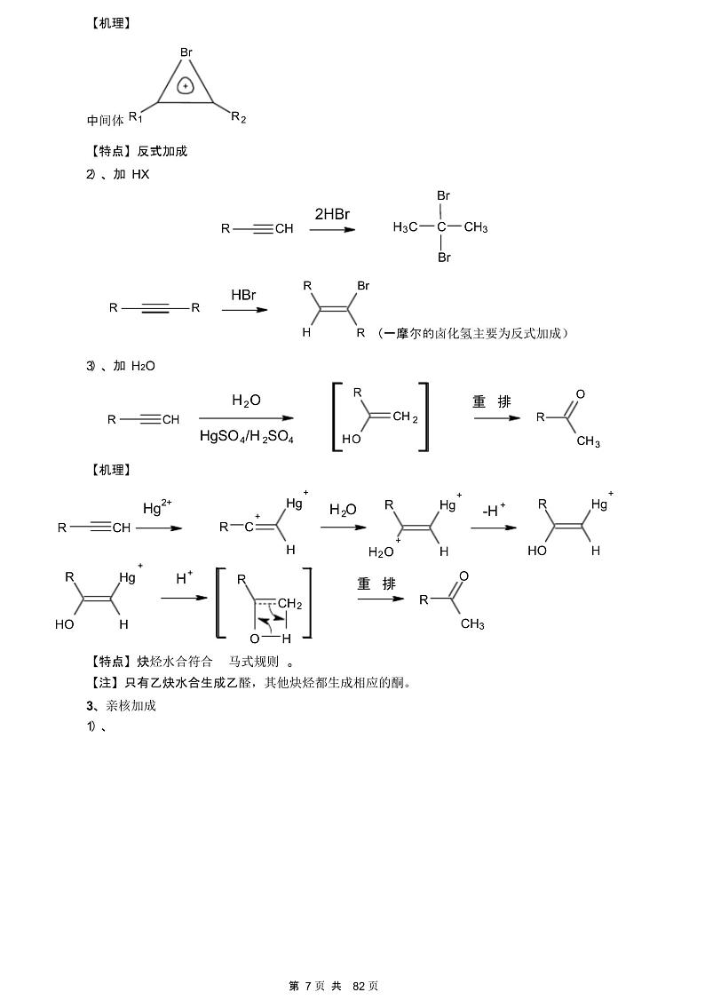 2023届高三化学高考备考一轮复习有机化学反应深度扩展总结课件第7页