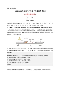 化学-2022-2023学年高三下学期开学摸底考试卷A（全国乙卷专用）