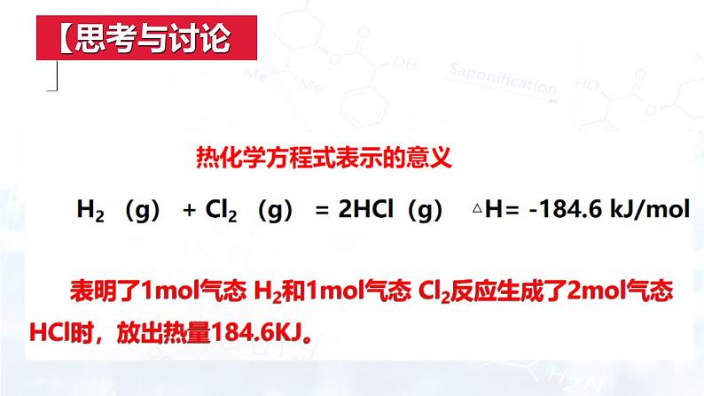 人教版 (2019)  高中  化学 选择性必修1 第一章  第一节 反应热课件06