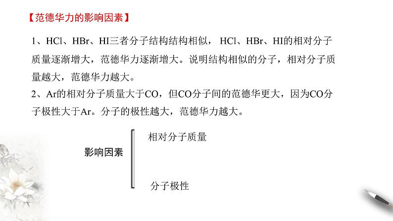 2023年鲁科版选择性必修2物质结构与性质第二章第四节分子间作用力课件PPT第8页