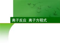 高中化学4 离子反应  离子方程式的书写-课件 2021届高三高考化学一轮复习