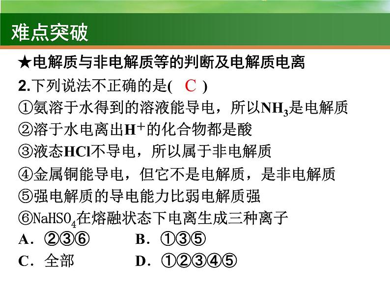 高中化学4 离子反应  离子方程式的书写-课件 2021届高三高考化学一轮复习第6页