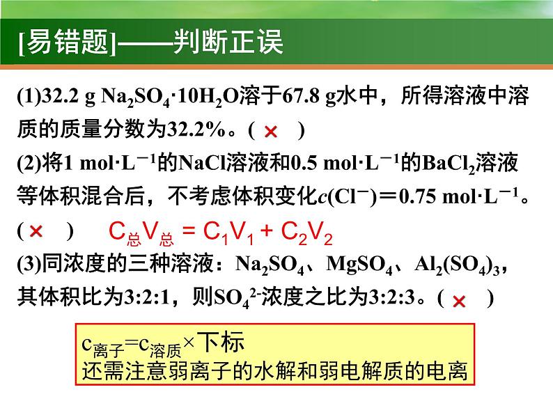 高中化学2 物质的量在化学实验中的应用-课件 2021届高三高考化学一轮复习第7页