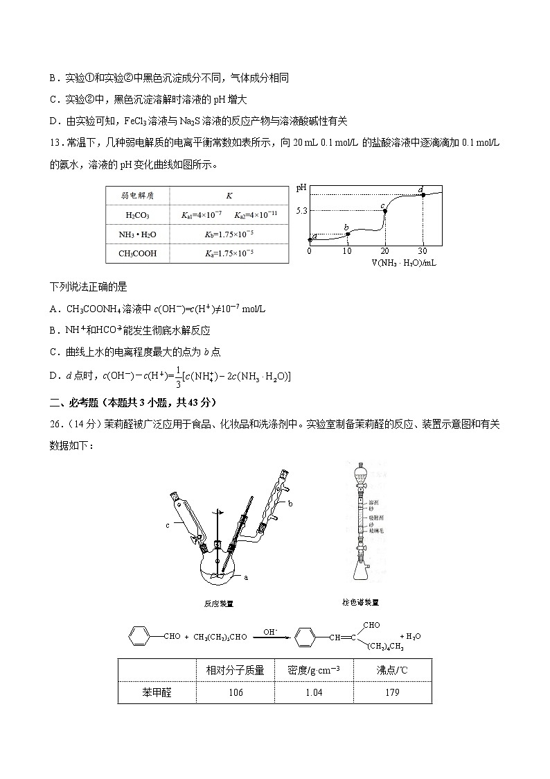 高中化学全真模拟卷03（原卷版）第3页