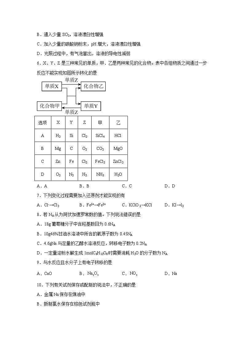 青海湟川中学2023届高三化学上学期12月学情调研测试（B）试卷（Word版附答案）02