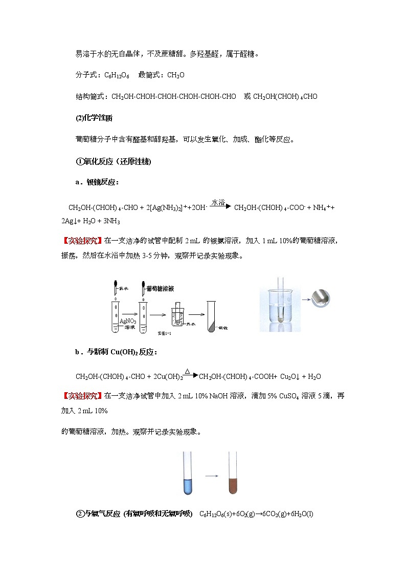 4.1 糖类（解析版）-2022-2023学年高二化学同步素养目标精品讲义（人教版2019选择性必修3）第3页