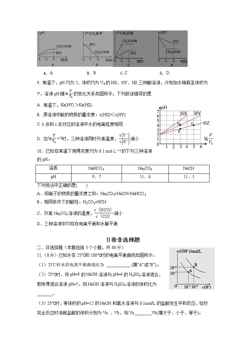 福建省连城县第一中学2022-2023学年高二化学上学期月考二试卷（Word版附答案）03
