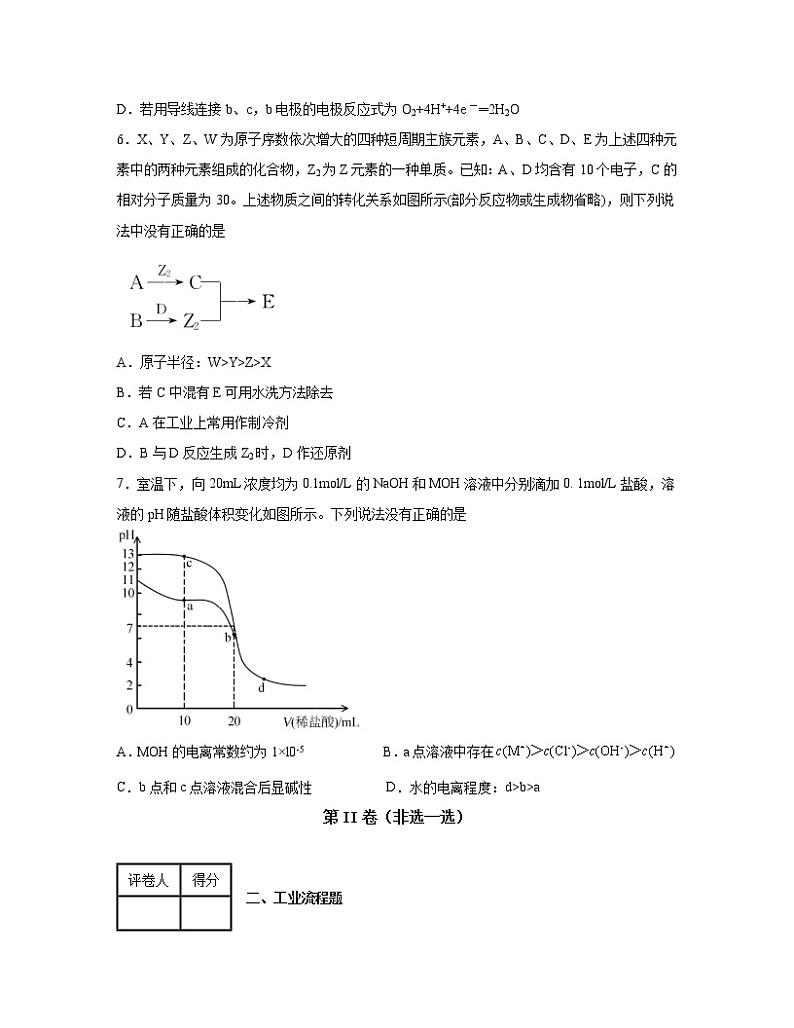 2022-2023学年吉林省长春市高考化学【理综】测试模拟试题（一模二模）含解析第3页