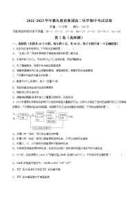 2022-2023学年湖南省长沙市雅礼中学高二上学期期中考试化学试题 Word版