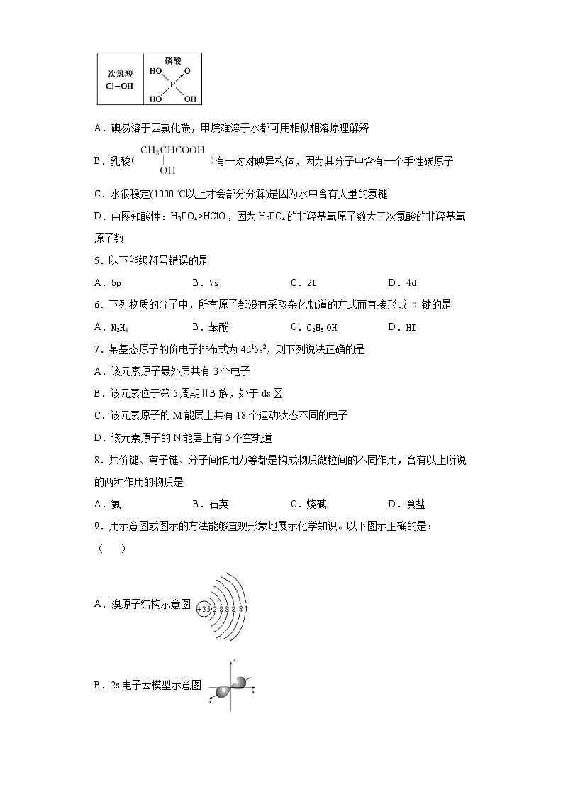 期末复习培优与提升（八）2020-2021学年高二化学人教版（2019）选择性必修2第2页
