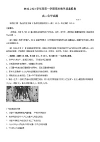 山东省临沂市兰陵四高2022-2023学年高二上学期线上期末考试化学试题（Word版含答案）