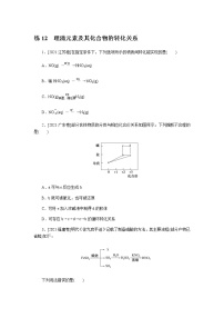 高考化学二轮复习专项分层特训练12  理清元素及其化合物的转化关系  含答案