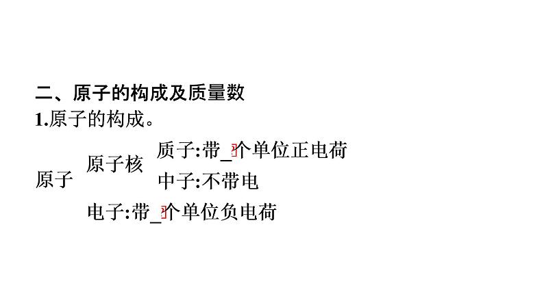 2021-2022学年化学苏教版必修第一册课件：专题2 第三单元 第1课时　人类认识原子结构的历程　原子核的构成06